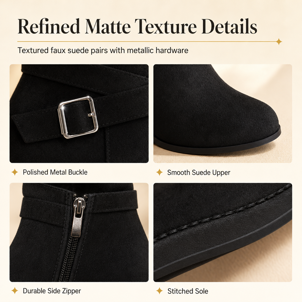 🖤Black Friday Sale:50% OFF🖤 👢Women's Casual Wedge Ankle Boots