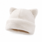 🧸 Women Fluffy Faux Mink Fur Beanie Hat with Cute Bear Ears Warm Winter Cold Weather Pullover Cap🐆