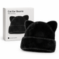 🧸 Women Fluffy Faux Mink Fur Beanie Hat with Cute Bear Ears Warm Winter Cold Weather Pullover Cap🐆