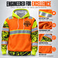 🖤Black Friday Sale:50% OFF🖤 ⚡Men's High Visibility Reflective Hooded Sweatshirt