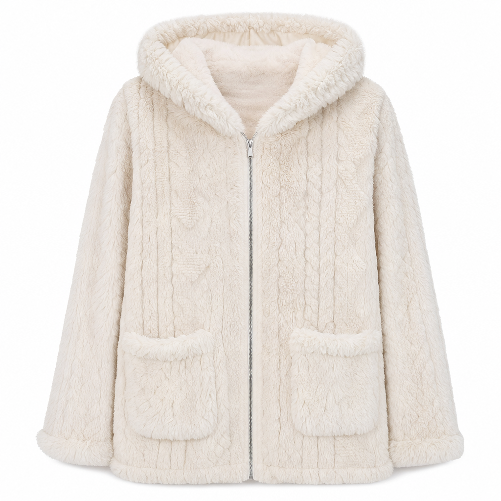 💖Black Friday Mega Deal – 50% off!💖 ❄️Women's Casual Plush Solid Color Cardigan🧸