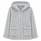 💖Black Friday Mega Deal – 50% off!💖 ❄️Women's Casual Plush Solid Color Cardigan🧸