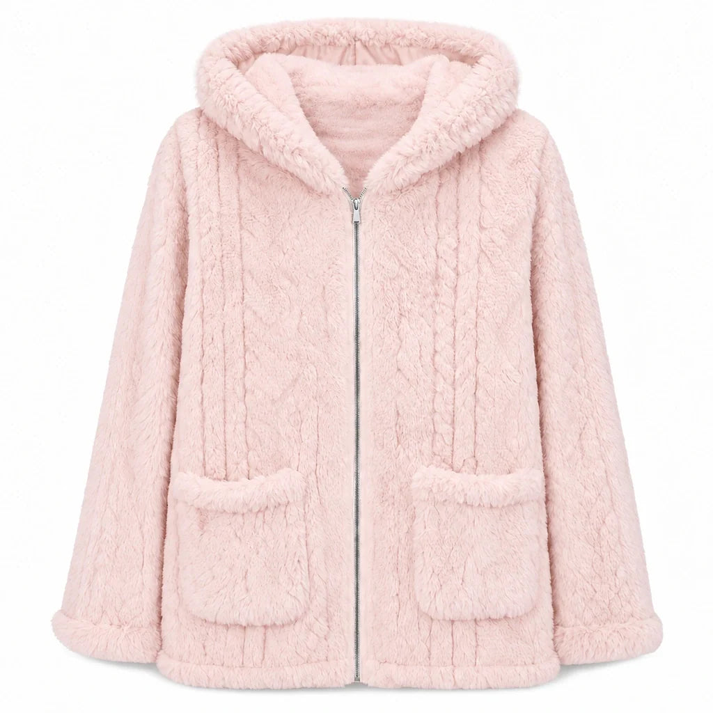 💖Black Friday Mega Deal – 50% off!💖 ❄️Women's Casual Plush Solid Color Cardigan🧸