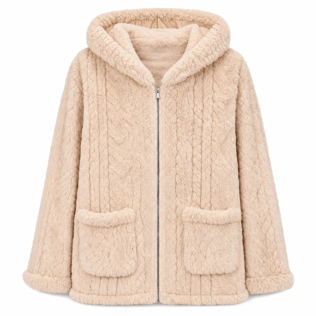 💖Black Friday Mega Deal – 50% off!💖 ❄️Women's Casual Plush Solid Color Cardigan🧸