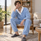 🖤Black Friday Sale:50% OFF🖤 Men's Cozy Thermal Fluffy Pajama Set