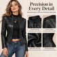 🖤Black Friday Sale:50% OFF🖤 😎Women's Slim-Fit Faux Leather Jacket