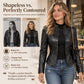 🖤Black Friday Sale:50% OFF🖤 😎Women's Slim-Fit Faux Leather Jacket