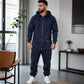 🖤Black Friday Sale:50% OFF🖤 💪Men's Casual Cozy Thermal Hooded Jumpsuit