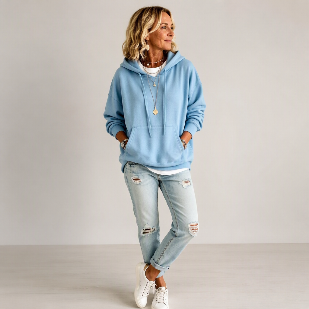 💖Black Friday Mega Deal – 50% off!💖 🏃‍♀️Women's Casual Oversized Drawstring Hoodie