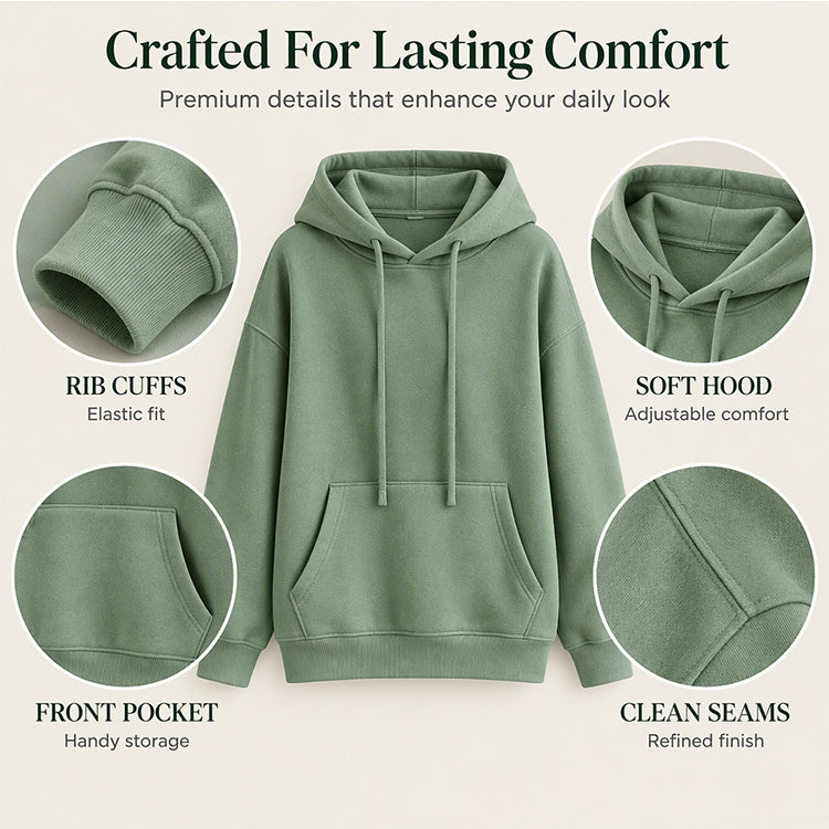 💖Black Friday Mega Deal – 50% off!💖 🏃‍♀️Women's Casual Oversized Drawstring Hoodie