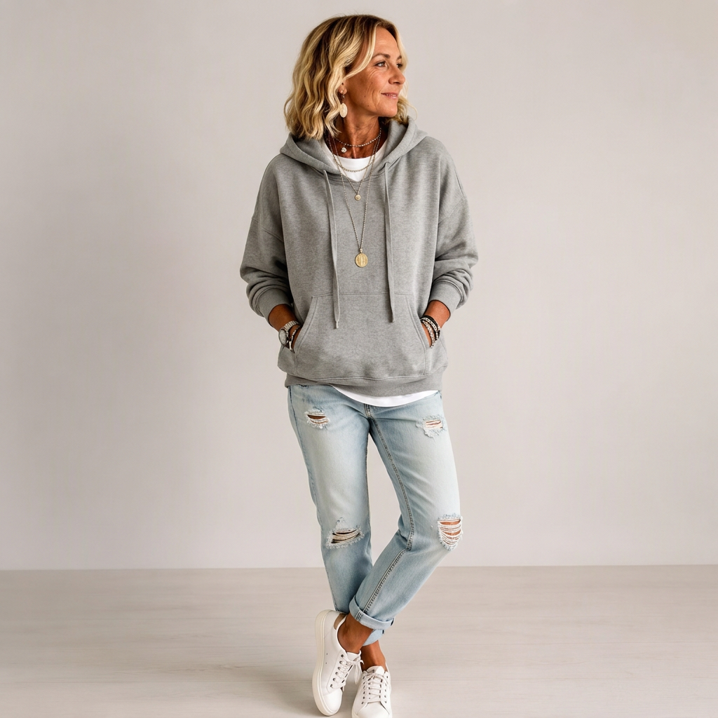 💖Black Friday Mega Deal – 50% off!💖 🏃‍♀️Women's Casual Oversized Drawstring Hoodie