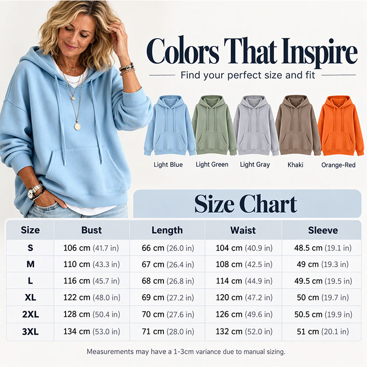 💖Black Friday Mega Deal – 50% off!💖 🏃‍♀️Women's Casual Oversized Drawstring Hoodie