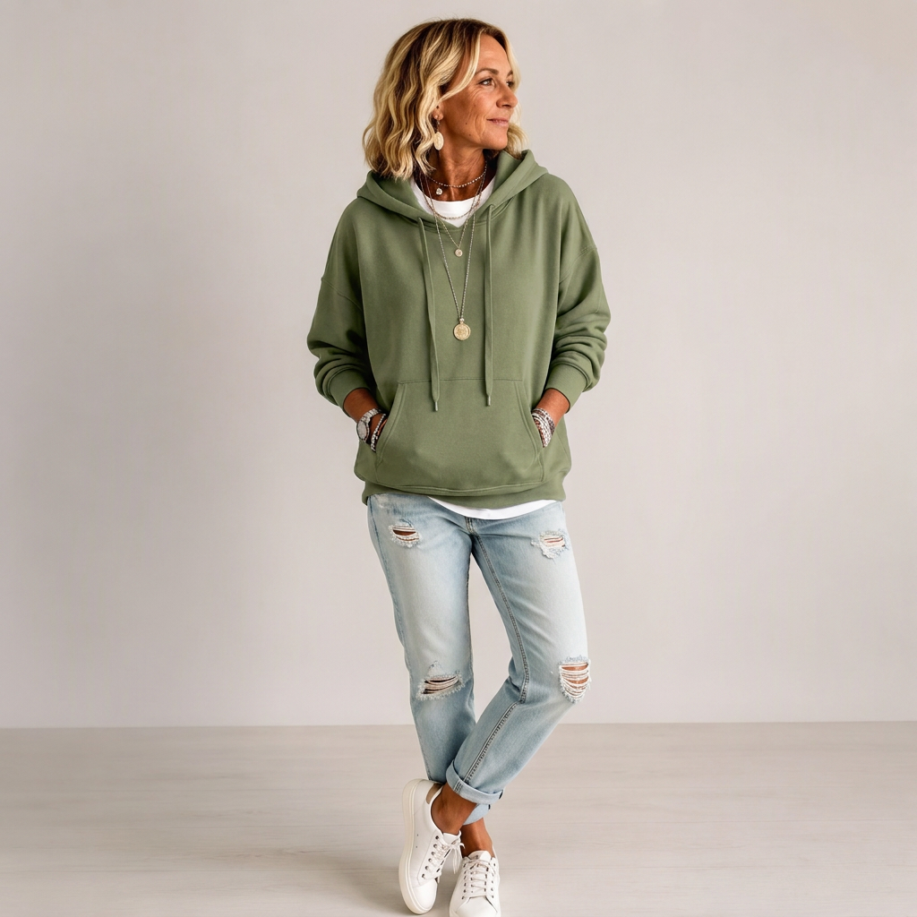 💖Black Friday Mega Deal – 50% off!💖 🏃‍♀️Women's Casual Oversized Drawstring Hoodie