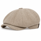 ✨Vintage British Style Newsboy Cap🕵️‍♂️Classic Casual Flat Cap Octagonal Beret Hat