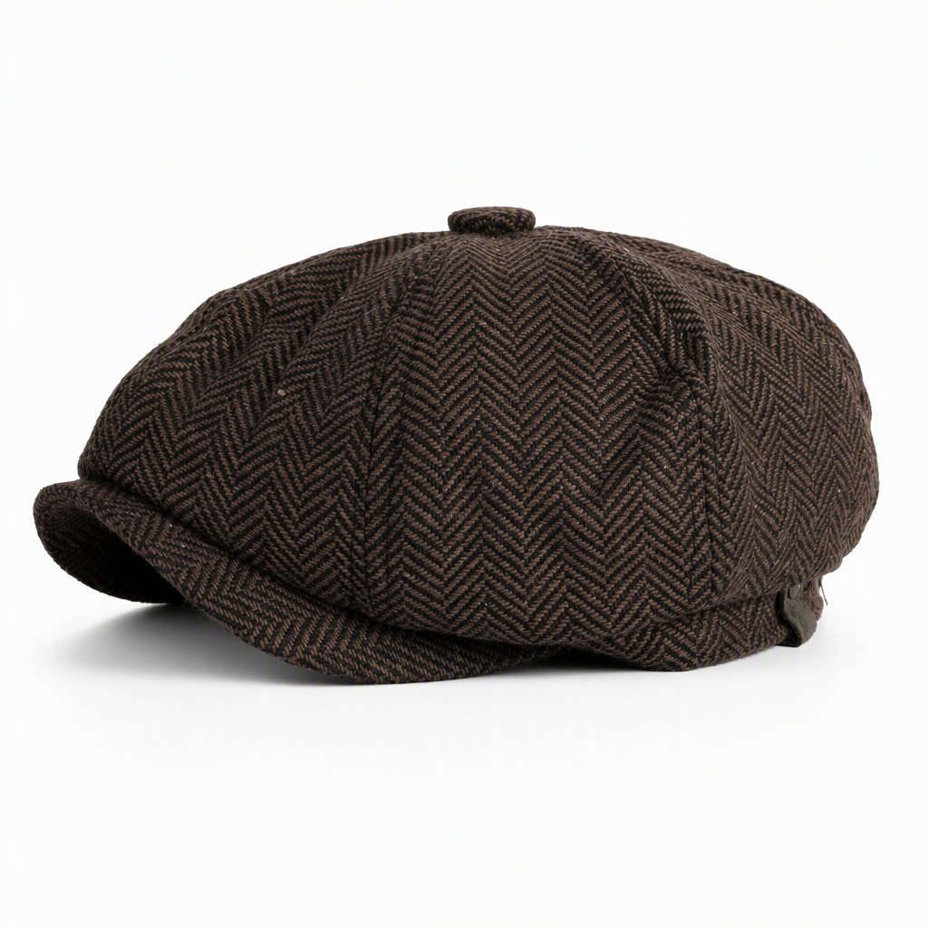✨Vintage British Style Newsboy Cap🕵️‍♂️Classic Casual Flat Cap Octagonal Beret Hat