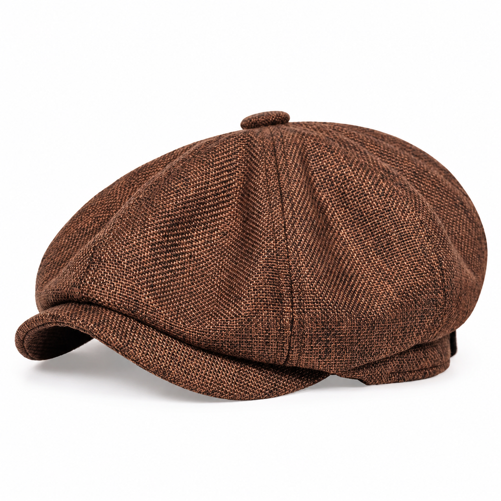 ✨Vintage British Style Newsboy Cap🕵️‍♂️Classic Casual Flat Cap Octagonal Beret Hat