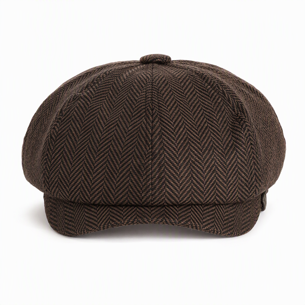 ✨Vintage British Style Newsboy Cap🕵️‍♂️Classic Casual Flat Cap Octagonal Beret Hat