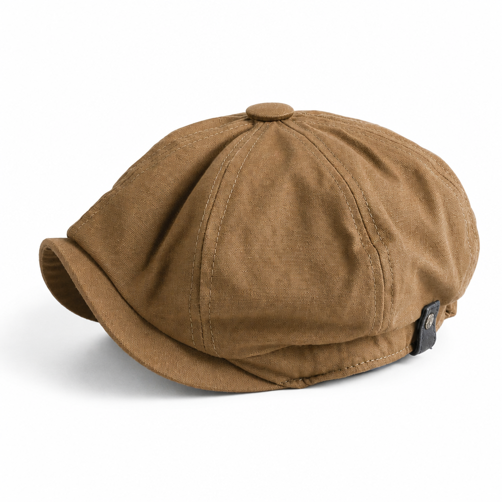 ✨Vintage British Style Newsboy Cap🕵️‍♂️Classic Casual Flat Cap Octagonal Beret Hat