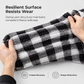 🧥 Men's Plaid Fuzzy Hooded Zip-Up Coat with Dual Flap Chest Pockets ✨ fuzzy plush lining, plaid print, hooded zip coat with chest pockets