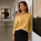 💖Black Friday Mega Deal – 50% off!💖✨Women's Long Sleeve Asymmetric Off-Shoulder Top