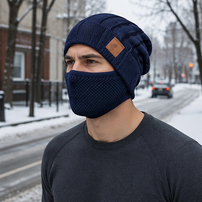 🖤Black Friday Sale:50% OFF🖤 ❄️ Winter Thermal Hat with Integrated Face Mask