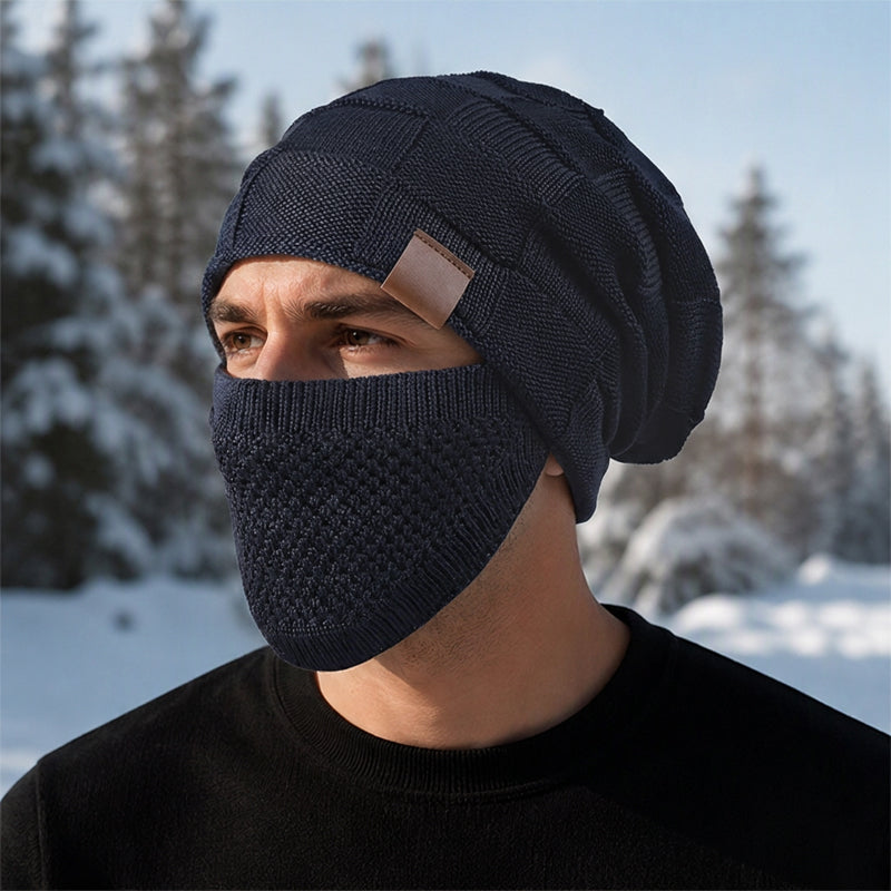 🖤Black Friday Sale:50% OFF🖤 ❄️ Winter Thermal Hat with Integrated Face Mask