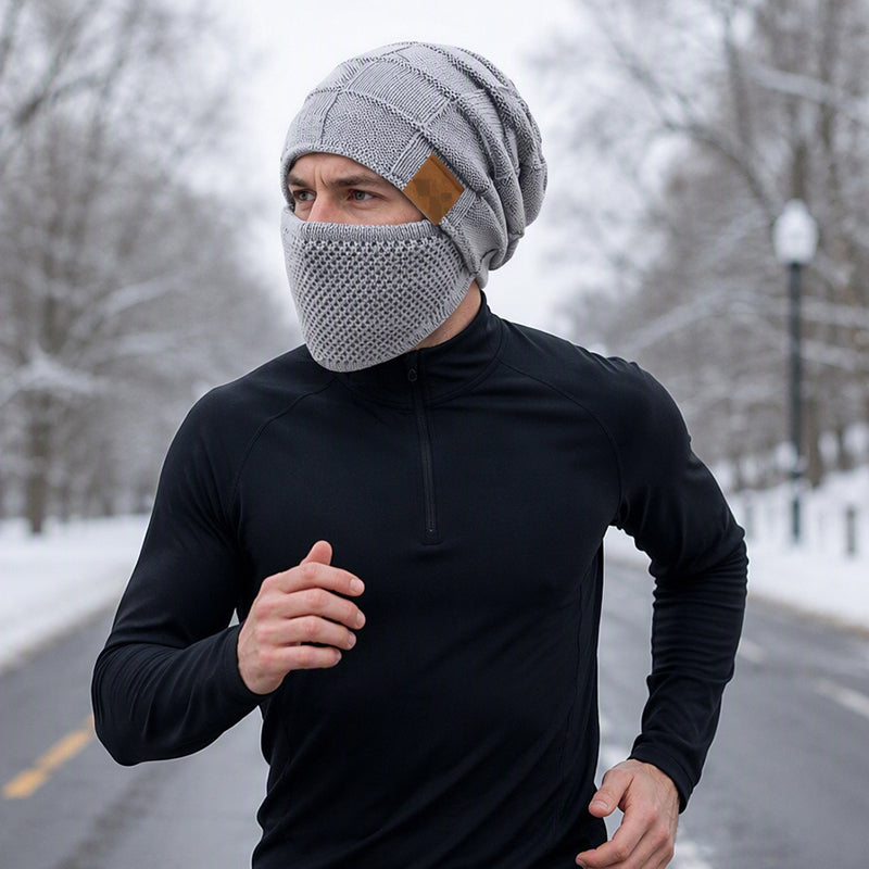 🖤Black Friday Sale:50% OFF🖤 ❄️ Winter Thermal Hat with Integrated Face Mask