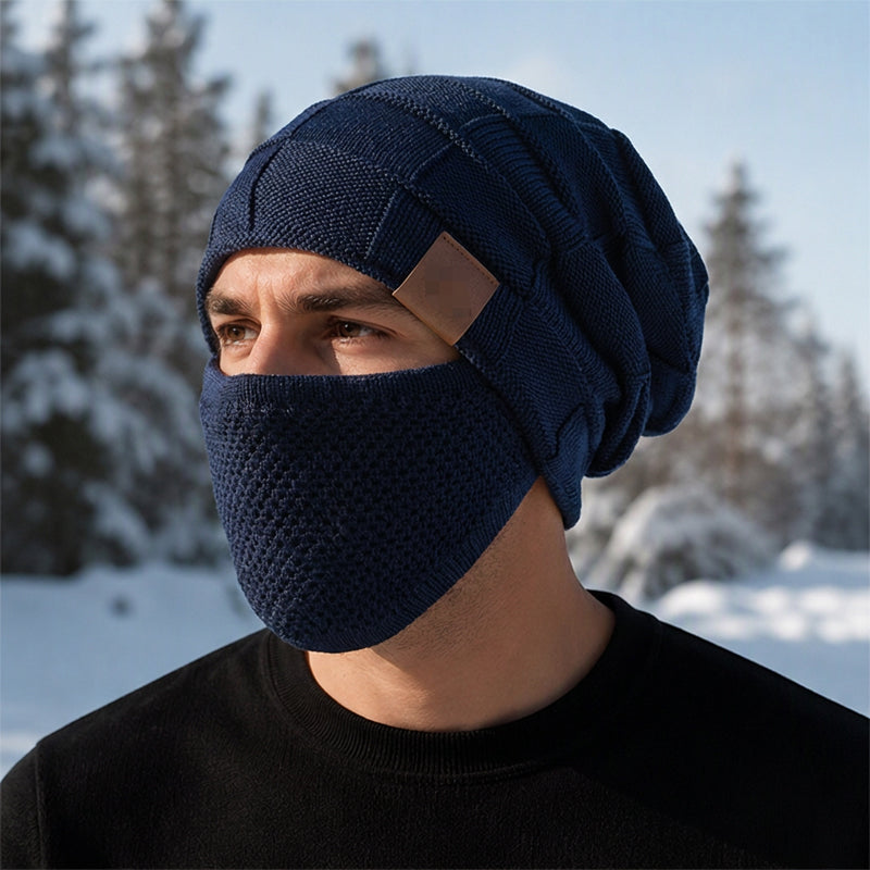 🖤Black Friday Sale:50% OFF🖤 ❄️ Winter Thermal Hat with Integrated Face Mask