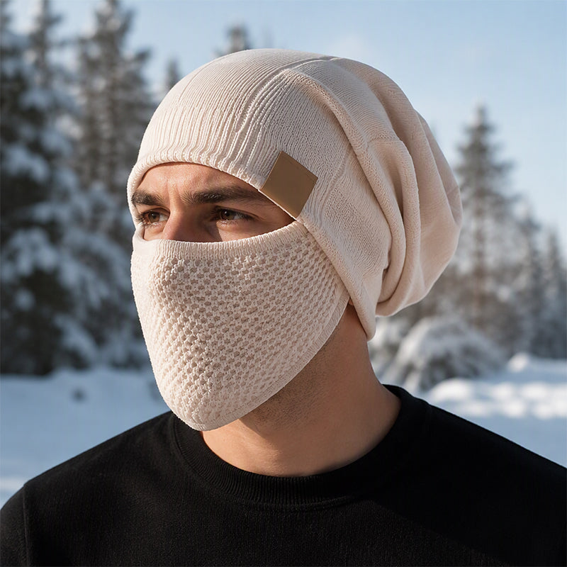 🖤Black Friday Sale:50% OFF🖤 ❄️ Winter Thermal Hat with Integrated Face Mask