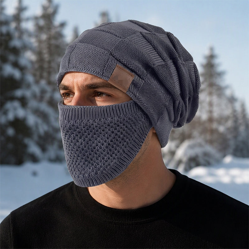 🖤Black Friday Sale:50% OFF🖤 ❄️ Winter Thermal Hat with Integrated Face Mask