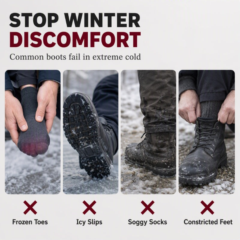💖Black Friday Mega Deal – 50% off!💖❄️Winter Warm Slip-On Snow Boots