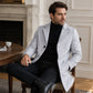 🧥 Men's Classic Mid-Length Single-Breasted Coat