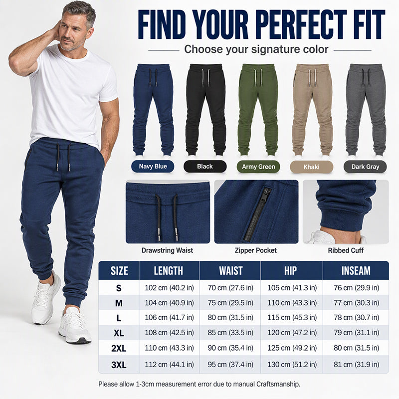 🏃‍♀️ Men's Casual Athletic Slim Fit Joggers