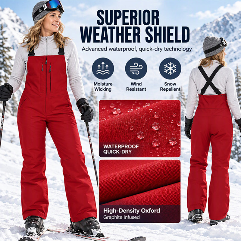 🏂 Unisex Waterproof Ski Bib Pants ✨ Snow-Ready Protection