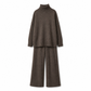 ❄️Women Loose Turtleneck Sweater and Knit Pants Set Casual Thick Warm Fall Winter Two Piece Outfit