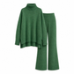 ❄️Women Loose Turtleneck Sweater and Knit Pants Set Casual Thick Warm Fall Winter Two Piece Outfit