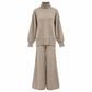 ❄️Women Loose Turtleneck Sweater and Knit Pants Set Casual Thick Warm Fall Winter Two Piece Outfit