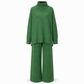 ❄️Women Loose Turtleneck Sweater and Knit Pants Set Casual Thick Warm Fall Winter Two Piece Outfit