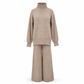 ❄️Women Loose Turtleneck Sweater and Knit Pants Set Casual Thick Warm Fall Winter Two Piece Outfit