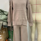❄️Women Loose Turtleneck Sweater and Knit Pants Set Casual Thick Warm Fall Winter Two Piece Outfit