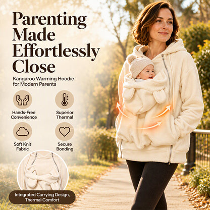 🧸 Cozy Warm Babywearing Hooded Jacket