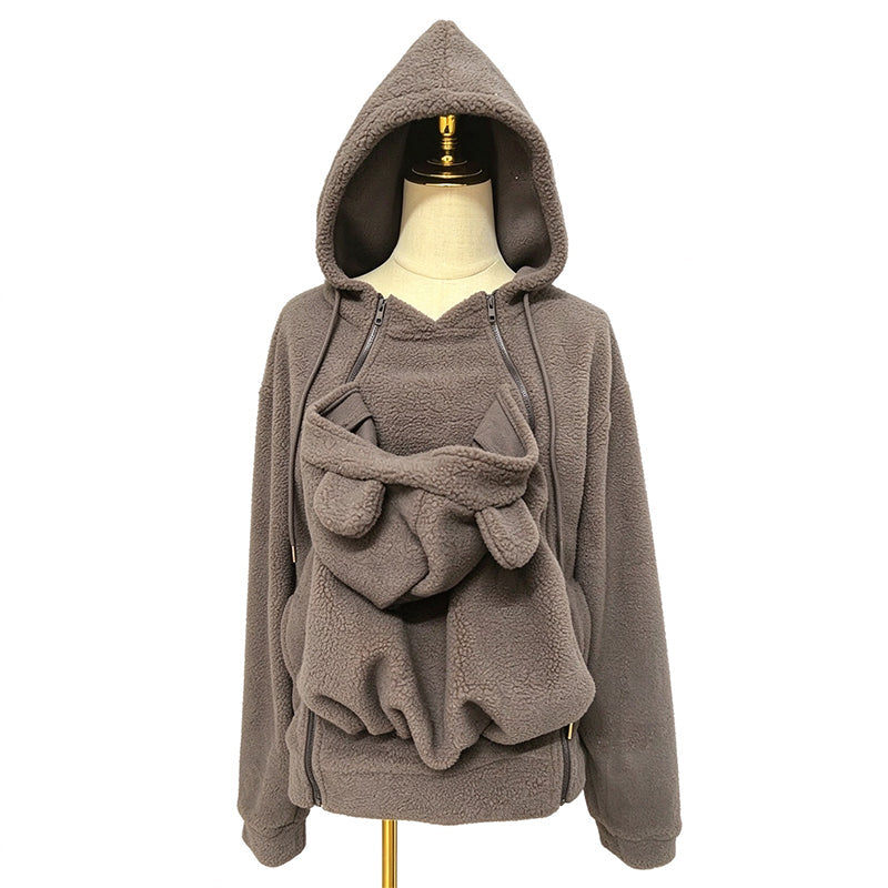 🧸 Cozy Warm Babywearing Hooded Jacket