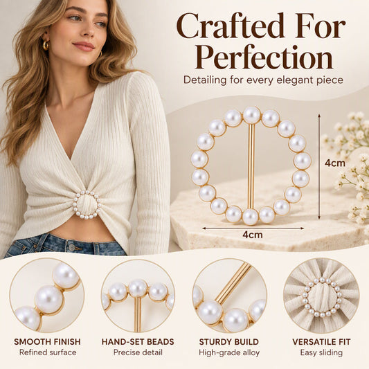 ✨ Elegant Metal Shirt Corner Buckle