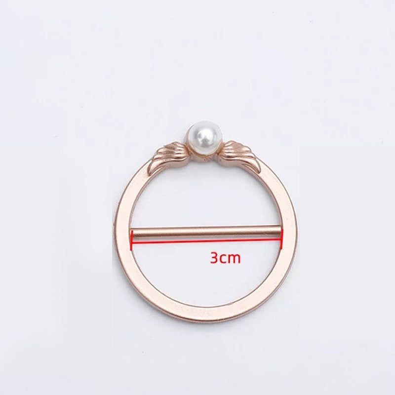 ✨ Elegant Metal Shirt Corner Buckle