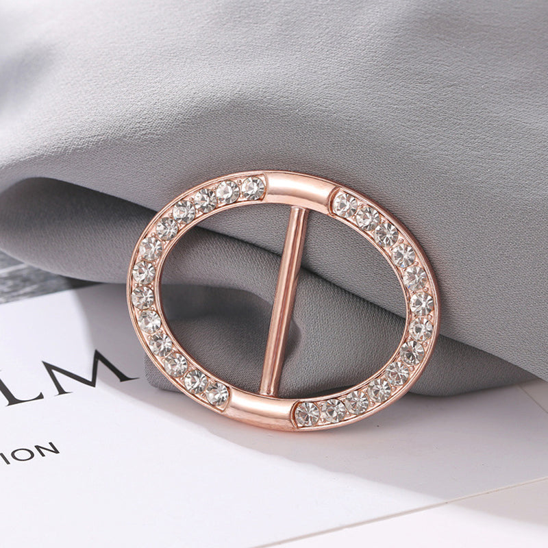 ✨ Elegant Metal Shirt Corner Buckle