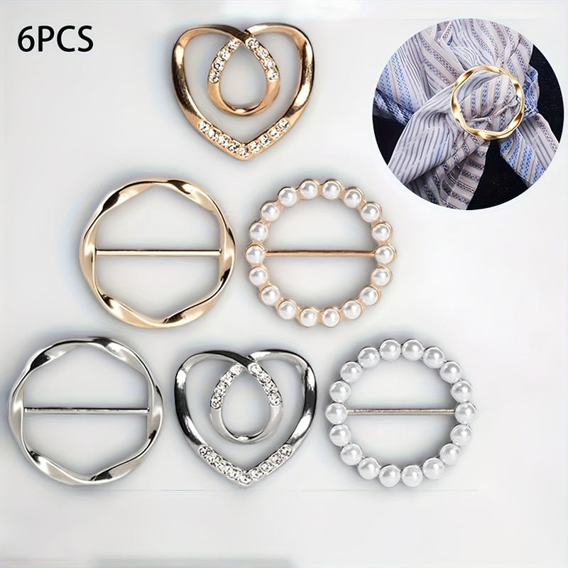 ✨ Elegant Metal Shirt Corner Buckle
