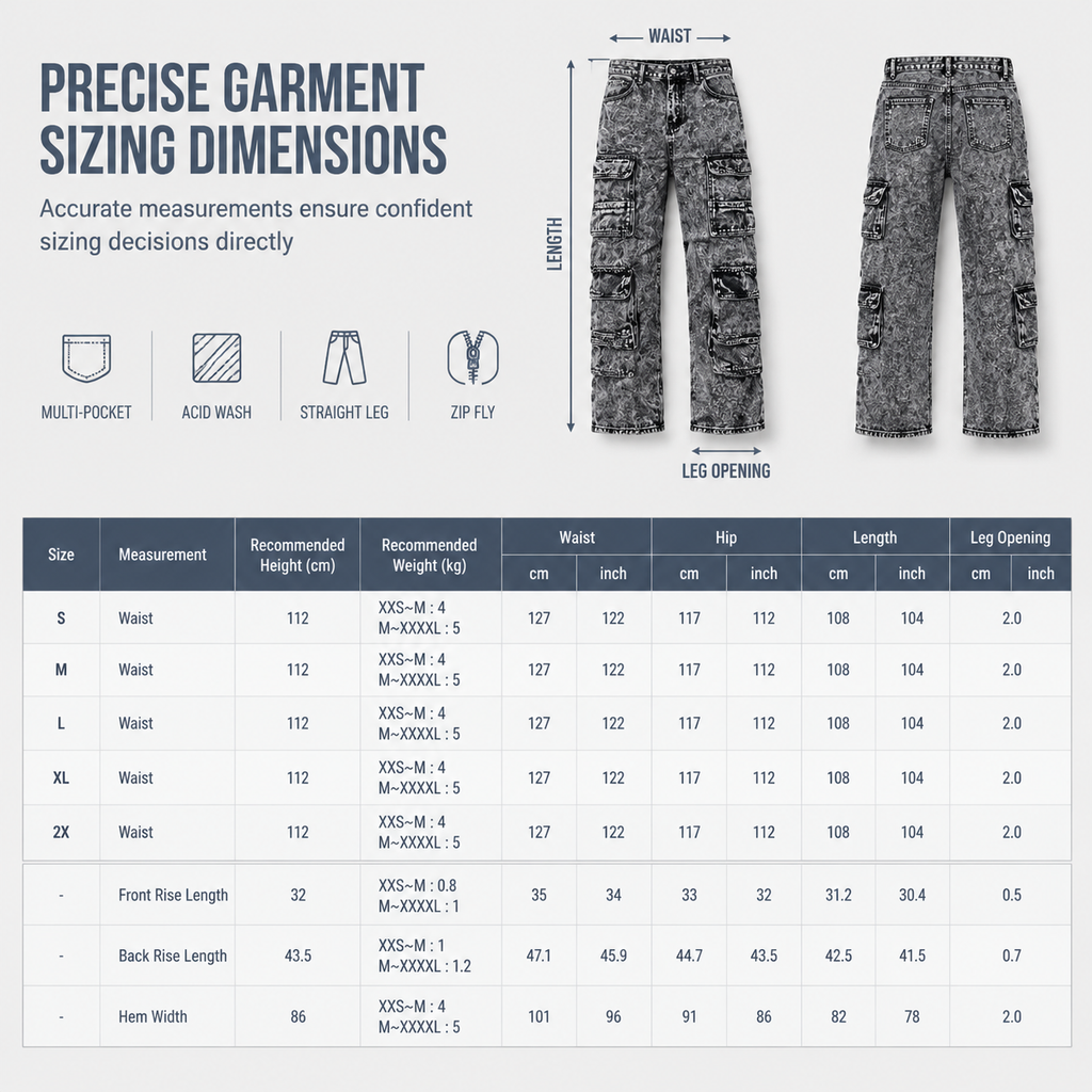 👖 Retro Washed Wide Leg Cargo Jeans Y2K High Street Denim Pants with Pockets
