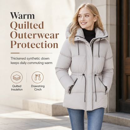 ❄️ Women's Long Hooded Padded Coat