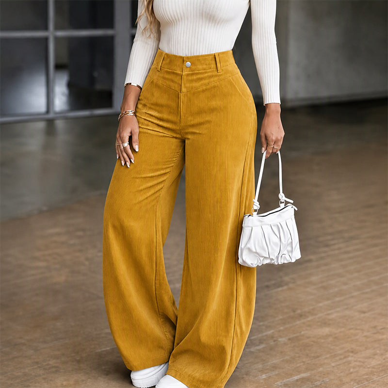 🍁 Women's Casual Corduroy Wide-Leg Pants