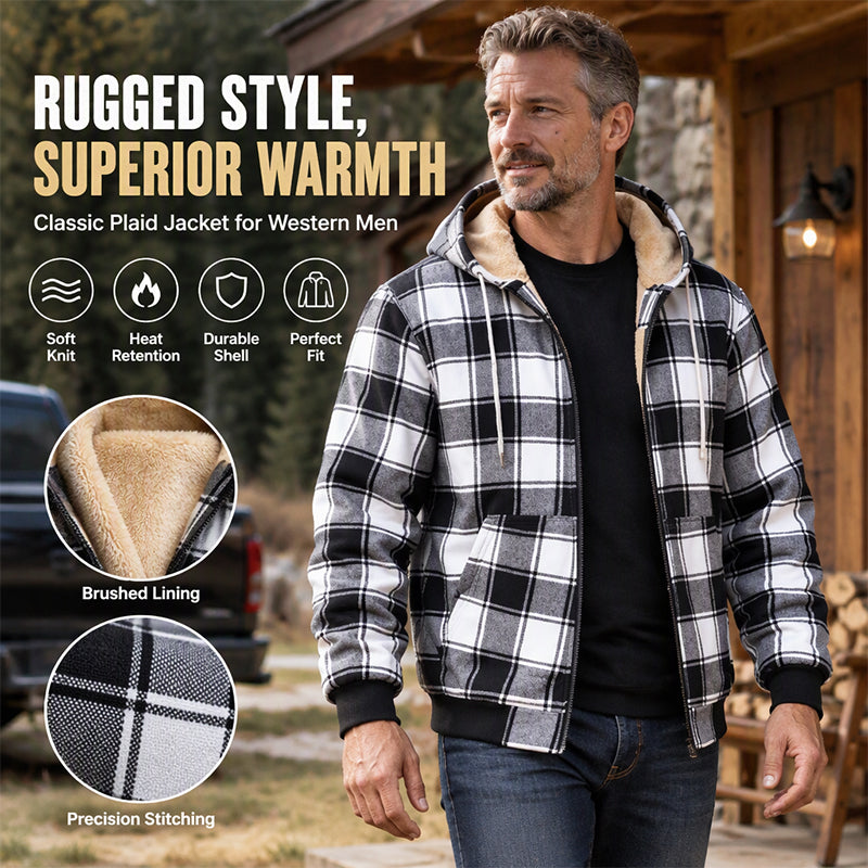Men's Casual Thermal Hooded Jacket